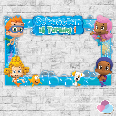 Bubble Guppies Photo Booth...