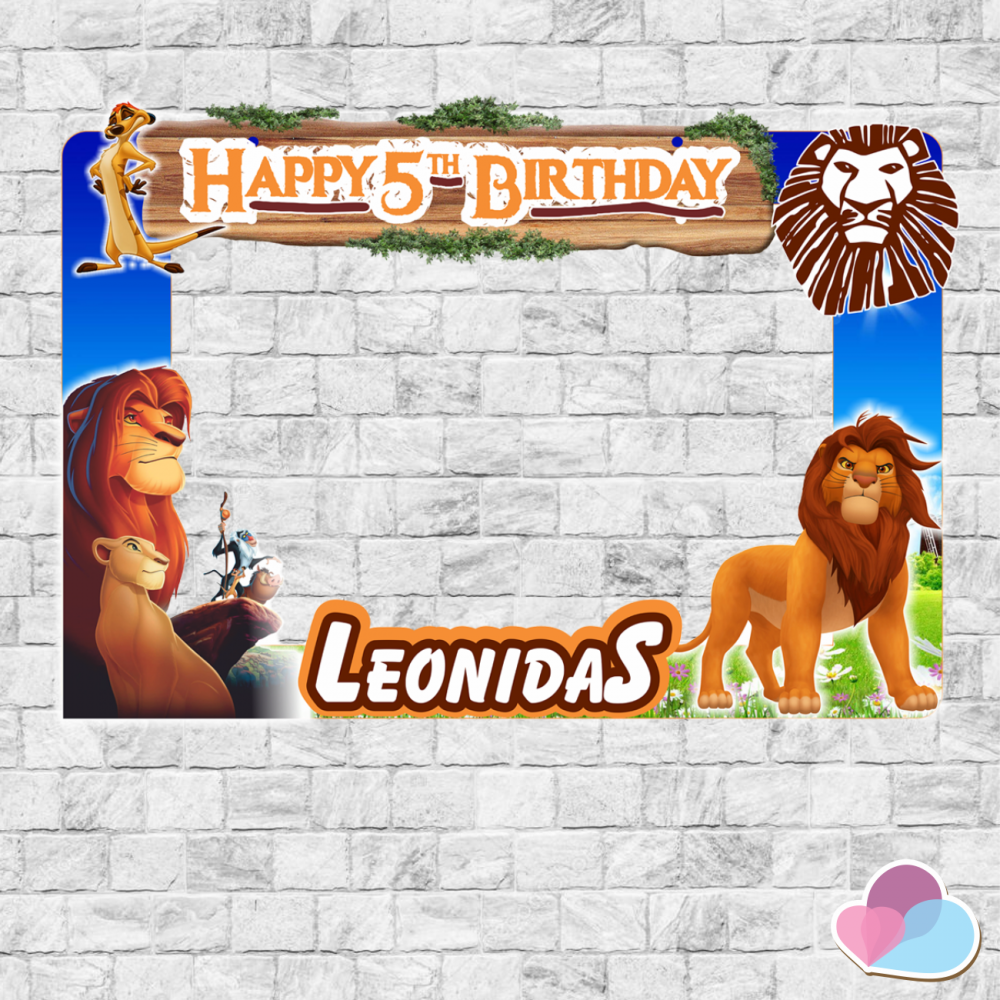 Lion King Backdrop Birthday Digital File Lion King Party Decoration Lion King Party Personalize Backdrop Lion King Backdrop