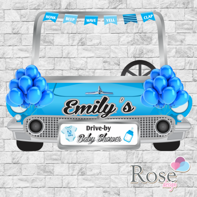 Carro Ford Baby shower,...